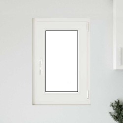 Fenêtre de sous-sol« RISOR » 50 x 75 cm oscillo-battante DIN droite anthracite 
