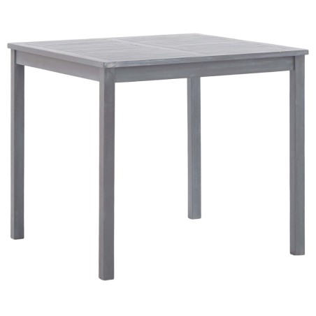 Table de jardin Gris 80x80x74 cm Bois d'acacia massif 