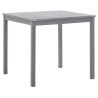 Table de jardin Gris 80x80x74 cm Bois d'acacia massif 