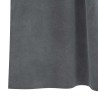 Rideaux occultants avec boucles de suspension 2 pcs en velours gris clair super léger 