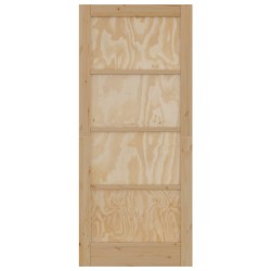 Porte intérieure 'ORKDAL'86x198.5x4 cm en bois de pin 