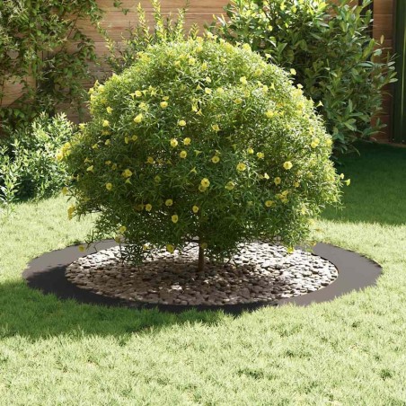 Ensemble de Jardinières Noires Noir Plastique Grand Durable 
