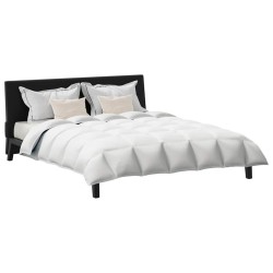 Couette Autre avec oreiller 3 pcs Blanc 240 x 220 cm Bas 