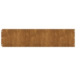 Bordures de pelouse 10 pcs 25x103 cm acier corten flexible 