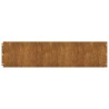 Bordures de pelouse 10 pcs 25x103 cm acier corten flexible 