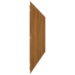 Bordures de pelouse 10 pcs 25x103 cm acier corten flexible 