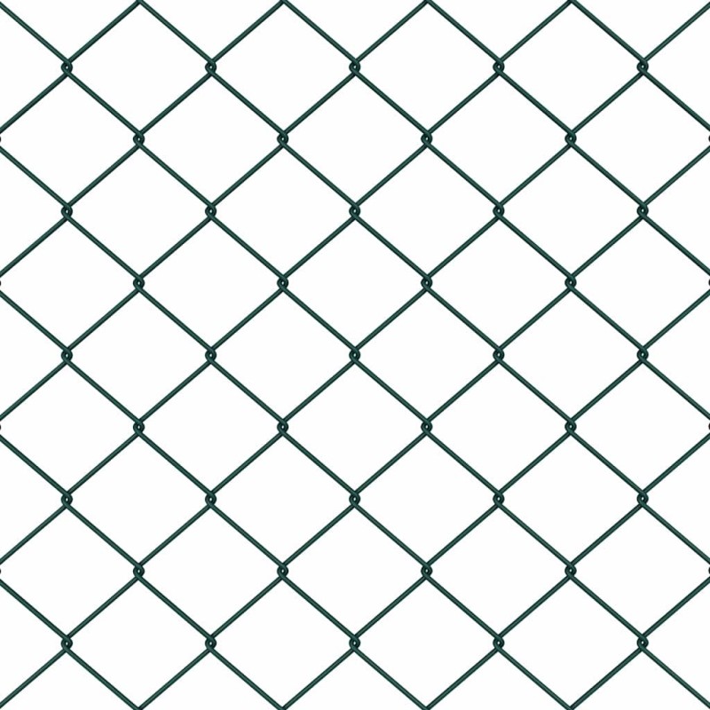 Jeu de Poteaux de Clôture Argent 10 x 1.2 m Acier galvanisé 