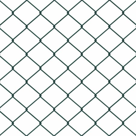 Jeu de Poteaux de Clôture Argent 10 x 1.2 m Acier galvanisé 