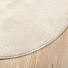Tapis OVIEDO à poils courts beige Ø 200 cm 