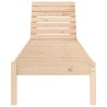 Chaise longue 199,5x60x74 cm bois massif de pin 