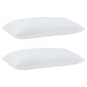 Oreillers 2 pcs Blanc 40 x 80 cm 85gsm 100% polyester 