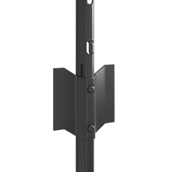 Poteaux de clôture , 5 pcs, U-Channel, gris, 80 cm, acier 