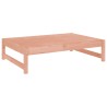 Repose-pied de jardin 120x80 cm massif de douglas 