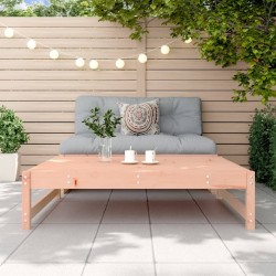 Repose-pied de jardin 120x80 cm massif de douglas 