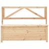 Banc de rangement 120 cm bois de pin massif 