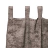 Rideaux en velours 2 pcs avec œillets cappuccino 175x140 cm 