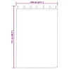 Rideaux en velours 2 pcs avec œillets cappuccino 175x140 cm 