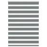 Store zèbre gris foncé largeur du tissu 105,9 cm polyester 