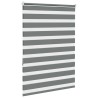 Store zèbre gris foncé largeur du tissu 105,9 cm polyester 