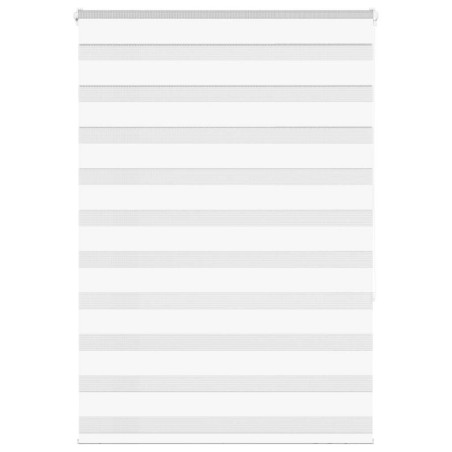 Store zèbre blanc 110x150 cm largeur du tissu 105,9cm polyester 
