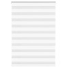 Store zèbre blanc 110x150 cm largeur du tissu 105,9cm polyester 