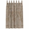 Pack de 2 rideaux en velours avec œillets champagne, 175 x 140 cm 