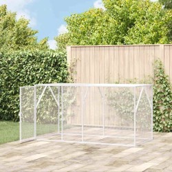 Aviary pour oiseaux anthracite 102 x 208 x 108 cm, en acier. 