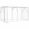 Aviary pour oiseaux anthracite 102 x 208 x 108 cm, en acier. 