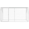Aviary pour oiseaux anthracite 102 x 208 x 108 cm, en acier. 