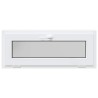 Fenêtre de sous-sol RISOR 100x40 cm inclinable 3 vitrages blanc 