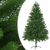 Arbre de Noël artificiel pré-éclairé et boules 180 cm vert 