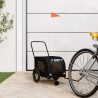 Remorque de vélo pour animaux de compagnie noir 