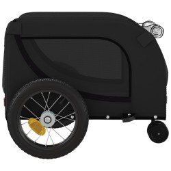 Remorque de vélo pour animaux de compagnie noir 