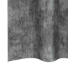 Rideaux en velours , 2 pièces avec œillets, gris, 260 x 140 cm 