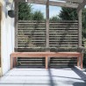 Banc de jardin à 2 places 203,5x44x45 cm bois massif de douglas 