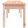 Banc de jardin à 2 places 203,5x44x45 cm bois massif de douglas 