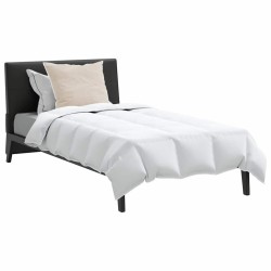Couette avec oreiller 2 pcs Blanc 140 x 220 cm Bas 