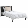 Couette avec oreiller 2 pcs Blanc 140 x 220 cm Bas 