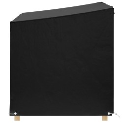 Housse de balancelle 12 œillets 215x150x130/150 cm PE 