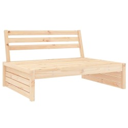 Canapé central 120x80 cm bois de pin massif 
