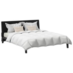 Couette avec oreiller 3 pcs Blanc 200 x 200 cm Bas 
