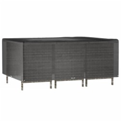 Housse de salon de jardin 12 œillets 270x180x90cm rectangulaire 