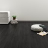Dalles de plancher autoadhésives PVC anthracite chêne 