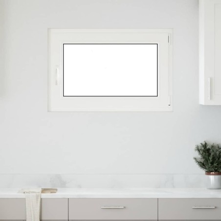 Fenêtre de sous-sol« RISOR » 90 x 50 cm oscillo-battante DIN droite blanche 