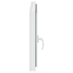 Fenêtre de sous-sol« RISOR » 90 x 50 cm oscillo-battante DIN droite blanche 