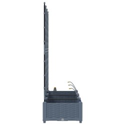 Jardinières de jardin 1 pc Gris clair 120 x 40 x 126 cm 