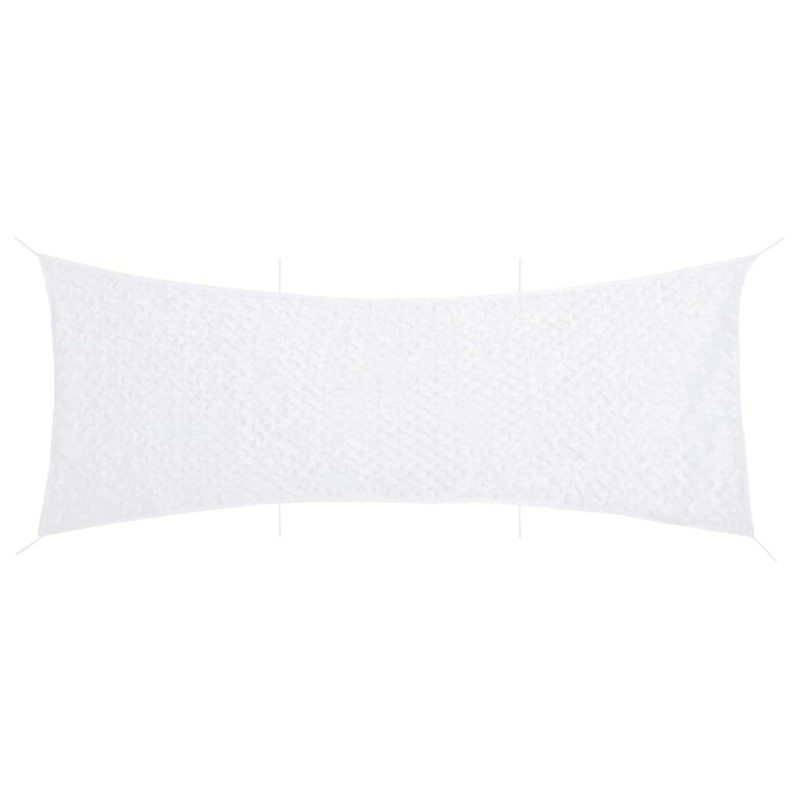 Filet de camouflage avec sac de rangement 623x203 cm blanc 