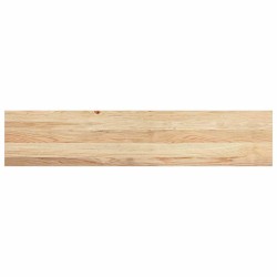 Appuis de fenêtre 2 pcs non traité 120x25x2cm bois chêne massif 