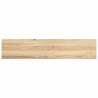 Appuis de fenêtre 2 pcs non traité 120x25x2cm bois chêne massif 