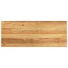 Appuis de fenêtre 2 pcs marron clair bois de chêne massif 